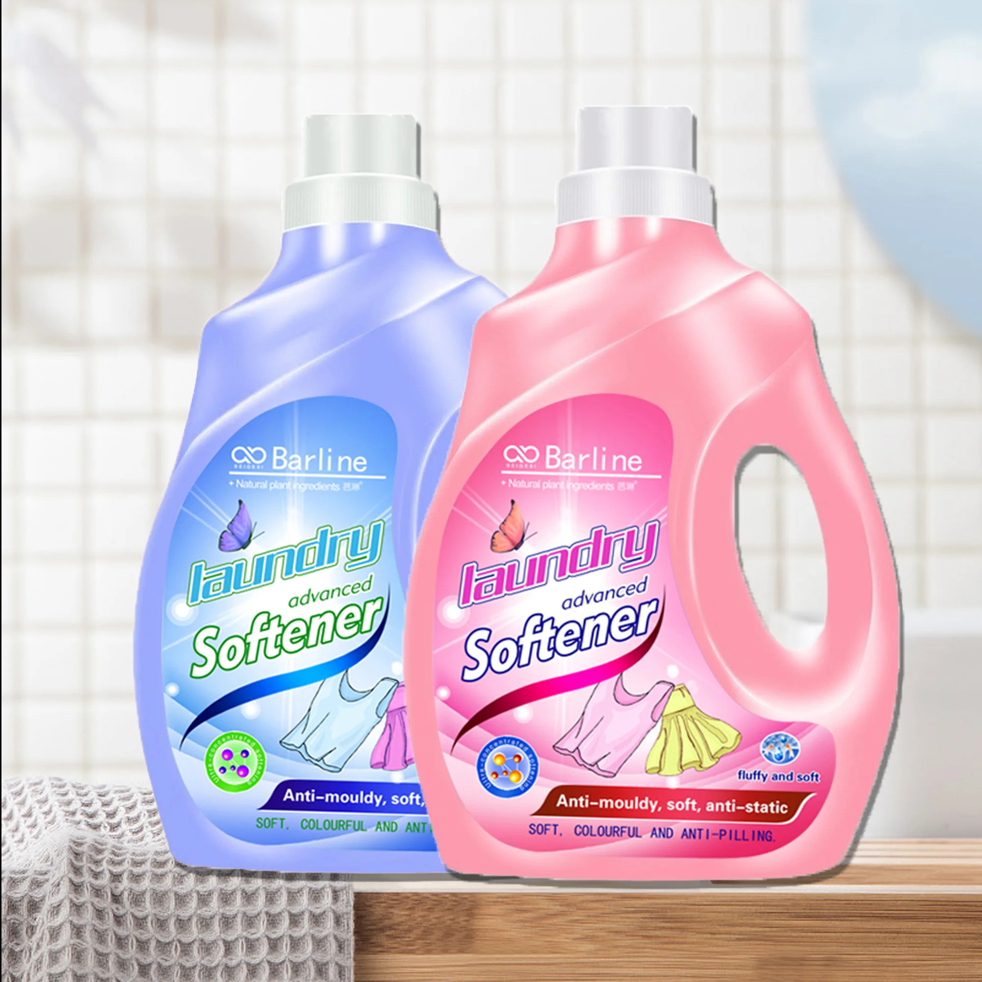 Wholesale 2kg Fabric Softener Clothes Washing liquid High Quality Laundry Detergent Liquid Natural Fabric Softener
