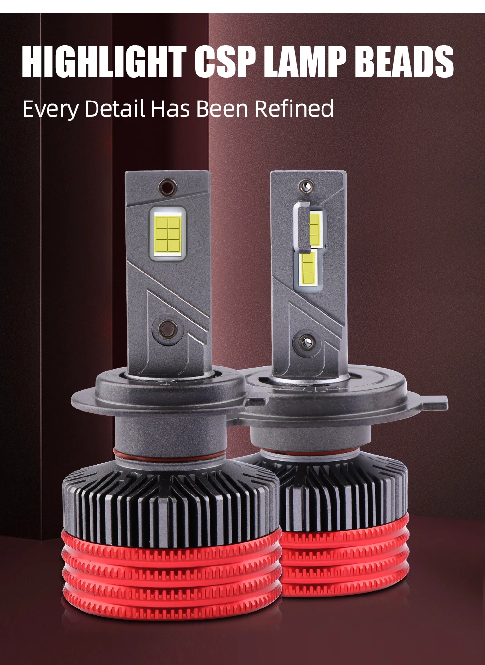 Super Bright Auto Lighting System Waterproof High Power Led A12 Headlights H1 H3 H7 H11 Headlight Bulb Luces Led Para Carros