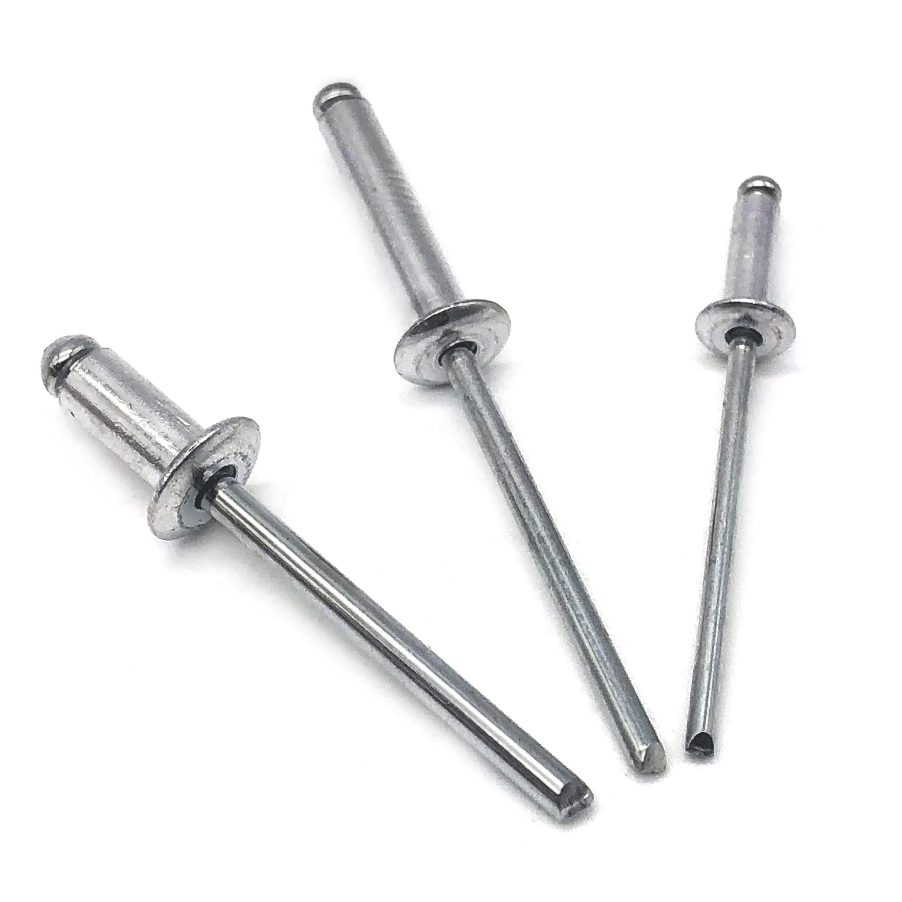 Factory prices wholesale colored remaches pop dome head open end aluminum blind pop rivets