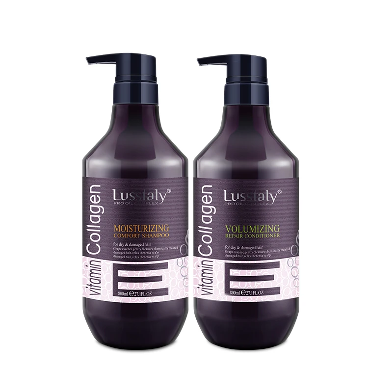 Lusstaly Coconut treatment shampoo care private  label control hair shampoo and conditioner Set for men women