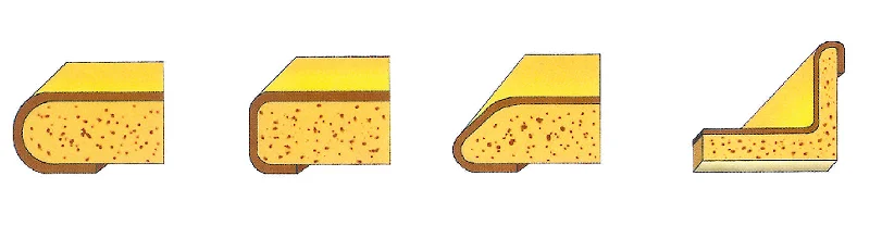 Woodworking furniture Automatic Postforming Machine for Fireproof board