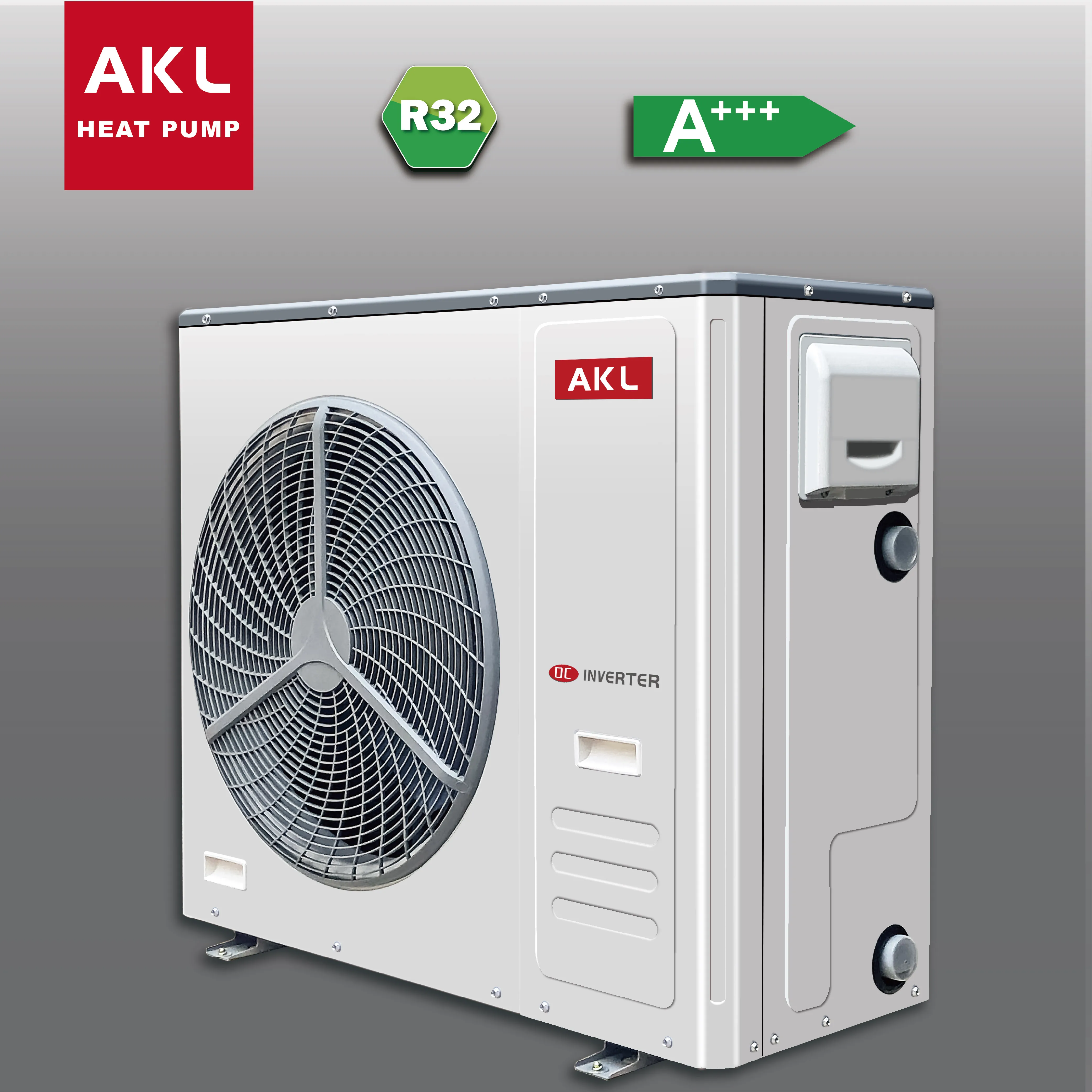 A+++ Europe top selling 10kw Monoblock type EVI DC Inverter air to water heat pump  DAH-10CHW/VR