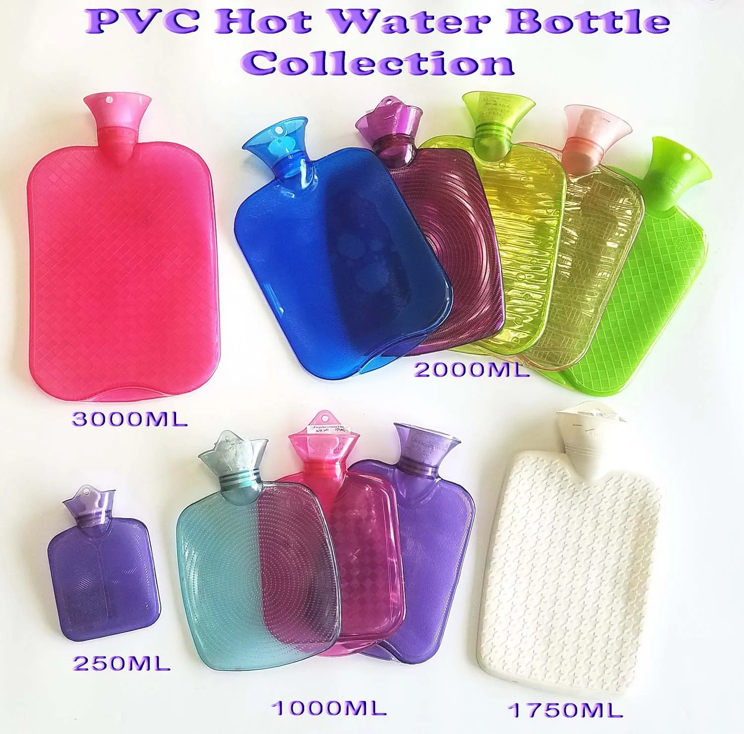 Wholesale nice color and design hot water bottle