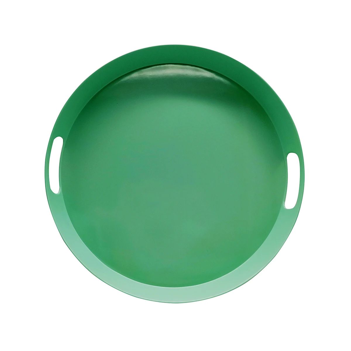 
popular high quality melamine round serving tray with handles 
