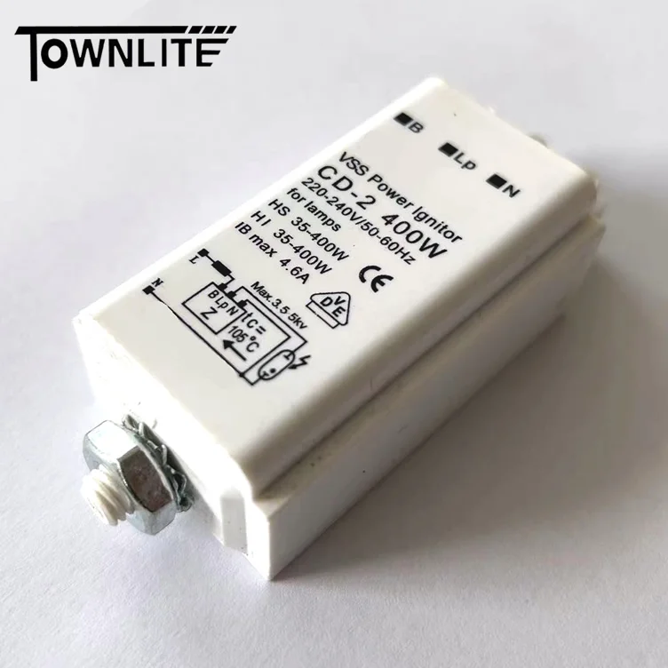 Plastic Housing Cooper Wire Hps Ignitor Mh Ignitor 70w 150w 250w 400w for Sodium Lamp and Metal Halide Lamp