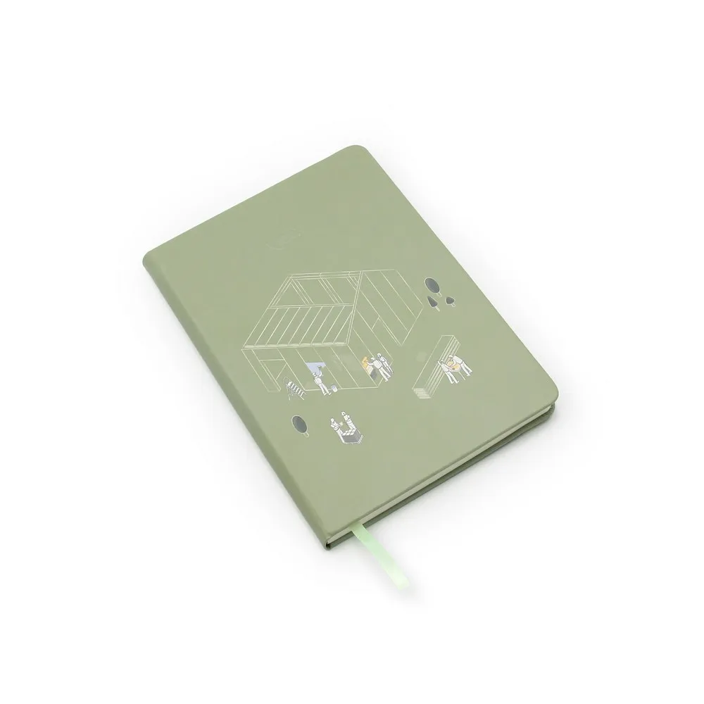 Custom Plain A5 PU Leather Notebook Journal 100 Sheets 200 Pages Paper Notebooks Custom PU Leather Notebook With Pen Holder