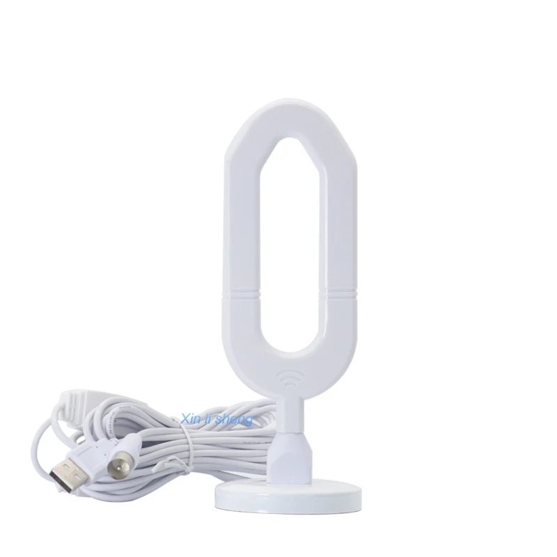 Free Channel Uhf Vhf 360 Degree Active DVB-T Signal Amplifier Portable HDTV 45Dbi Wireless Indoor Magnetic Mast DTMB Tv Antenna