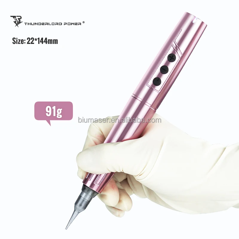 2024 Trend Dermografo Wireless Permanent Makeup Machine for Eyebrow Lip Tattoo With Rechargeable Battery