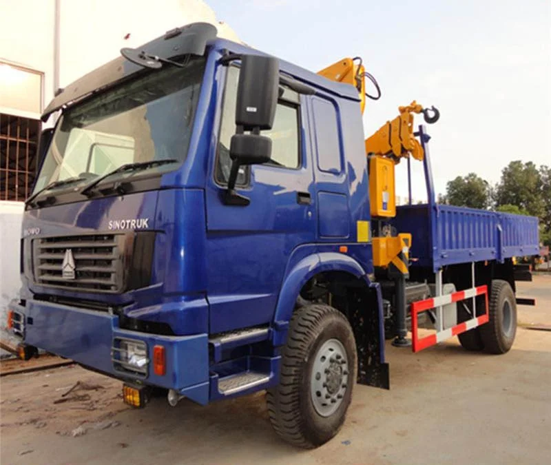 New Sinotruk Howo 4x4 внедорожных все колеса установленная тележкой складной кран