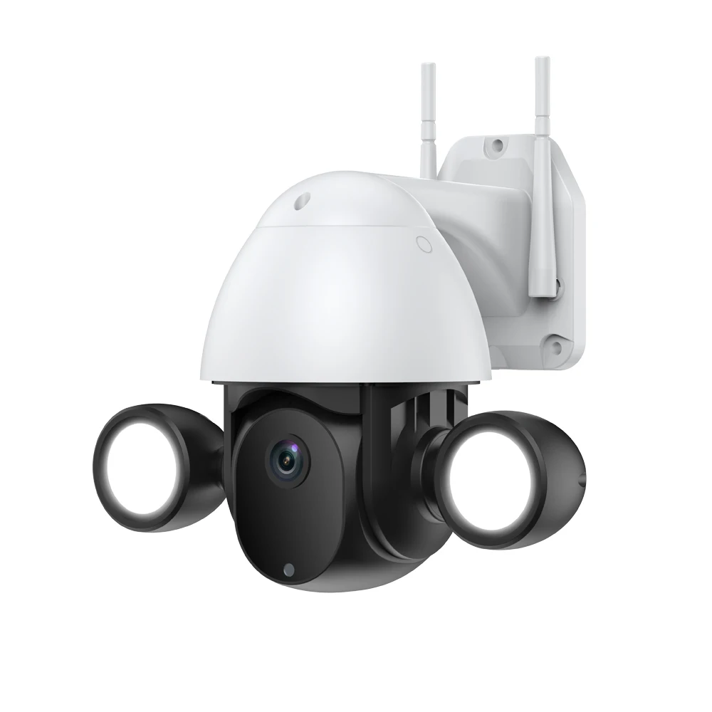 Hot Sale Tuya Home Security 3MP 4MP 5MP Floodlight PTZ Smart LED IP Camera Wifi Wireless Outdoor
