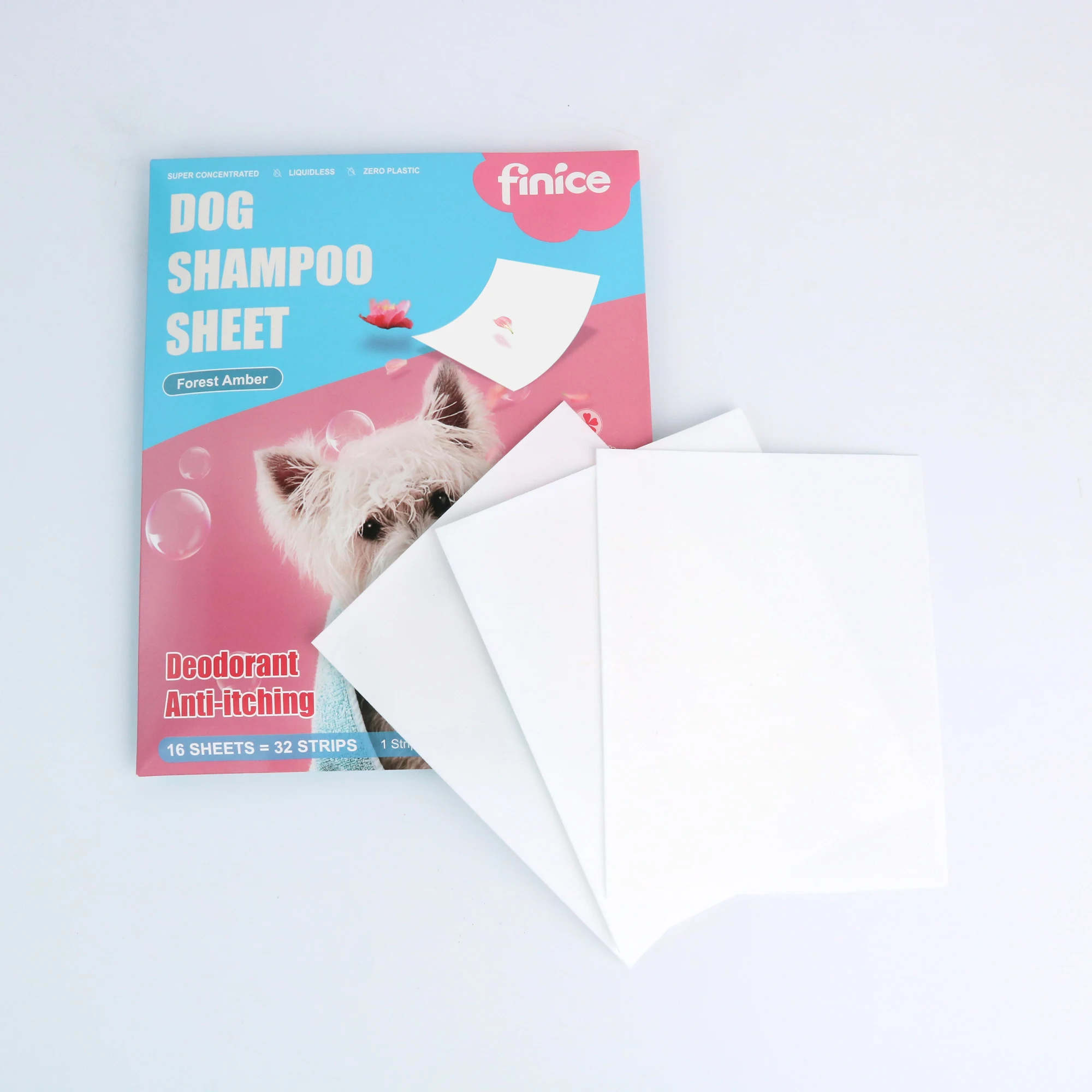 finice FNC964 Pet cleaning tablet Pet cleaning sheet Pet Shampoo sheet dog clean sheet