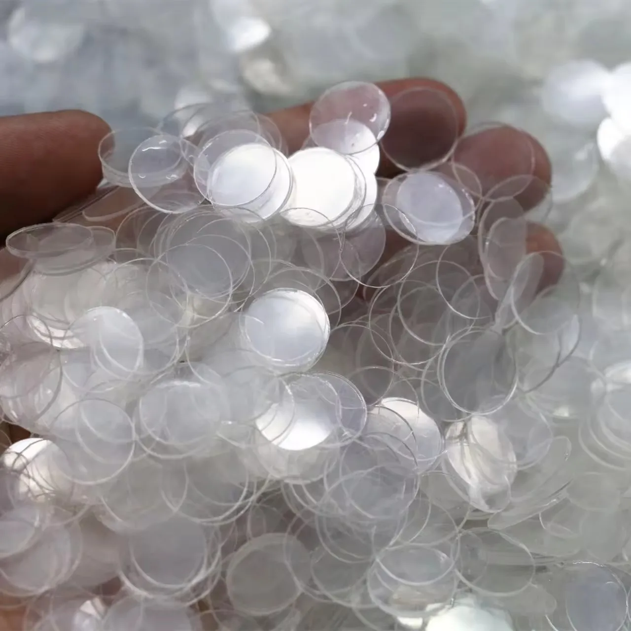 Removable  Die Cut Pu Gel Mat Transparent Double Sided Adhesive Tape  round Polyurethane Gel Sticky Sheet