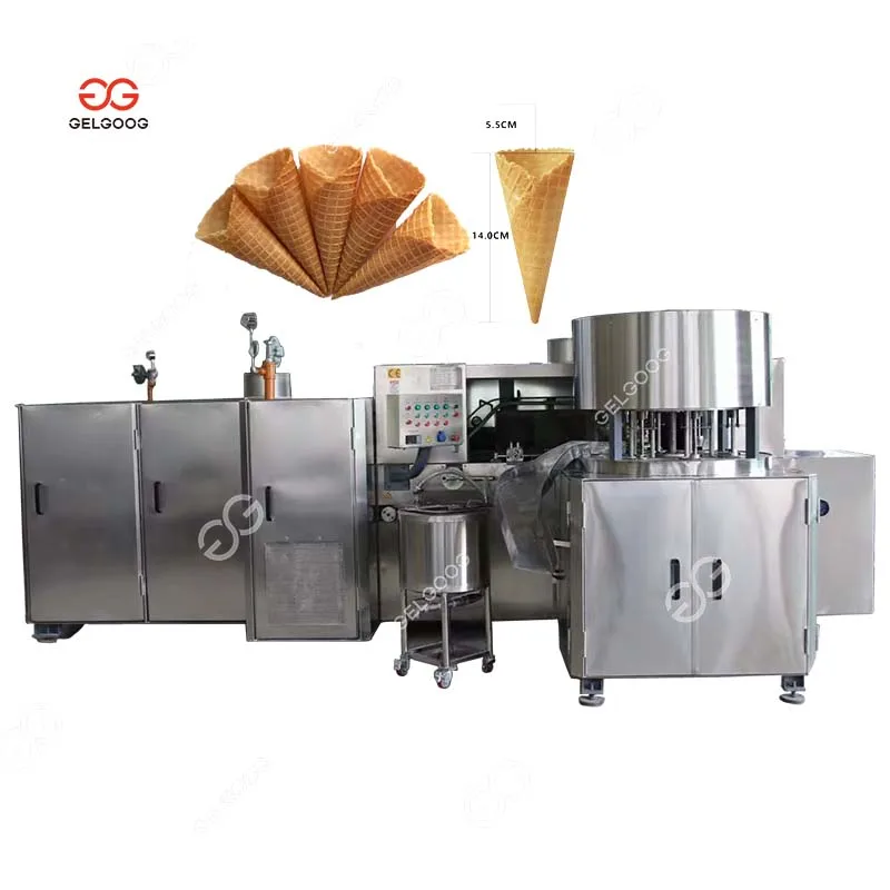 Ice Cream Cone Biscuit Maker Making Machine Suger Cone Machine Production Line Waffle Ice Cream Cone Machines