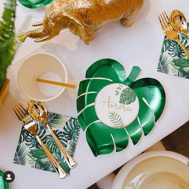 2022 custom party paper plates disposable paper plate disposable tableware