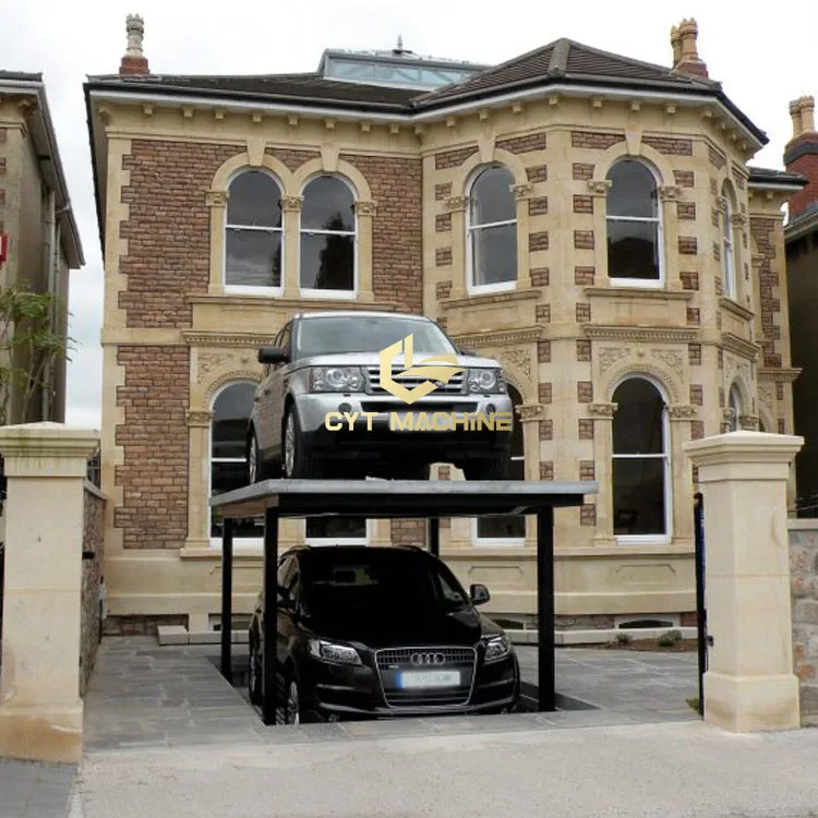 Custom Hydraulic Scissor Underground Car Parking Lift Fast Delivery