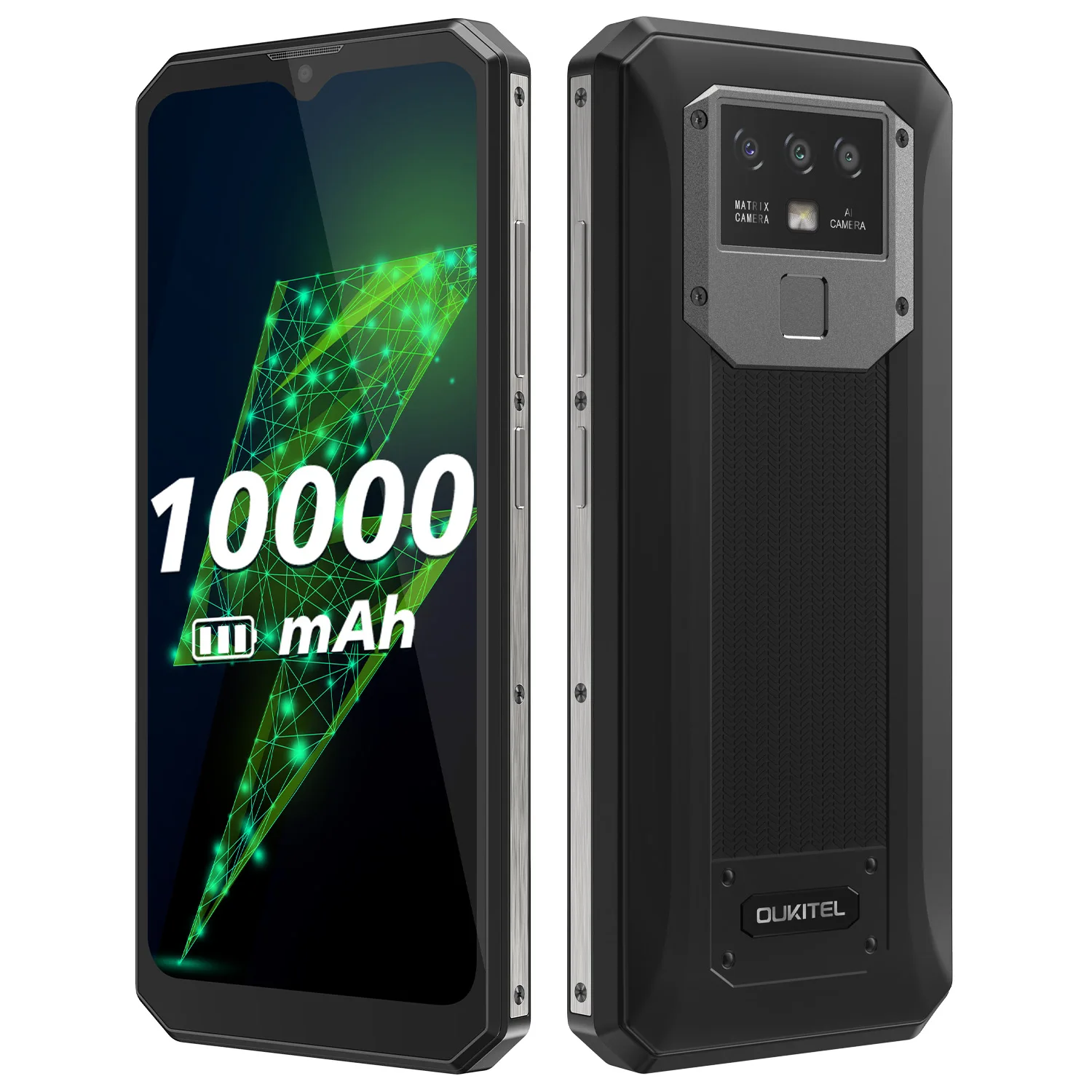  OUKITEL K15 плюс 6 52 '10000mAh смартфон 3 ГБ + 32 четырехъядерный процессор Android 10 0 Face ID разблокировать 13MP тройной камеры NFC мобильного