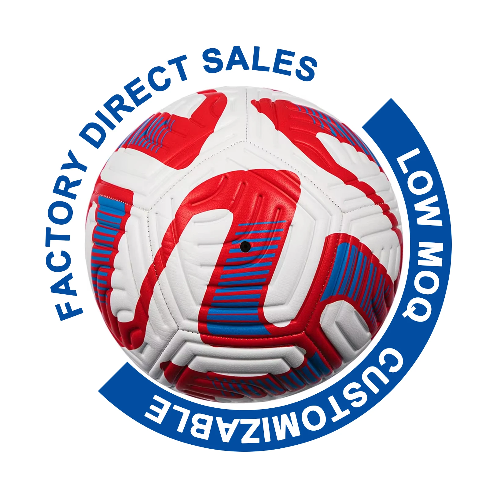 Manufacturer Top Quality PVC PU Leather Profession fficial Size Footballs Soccer Balls Custom Logo Soccer