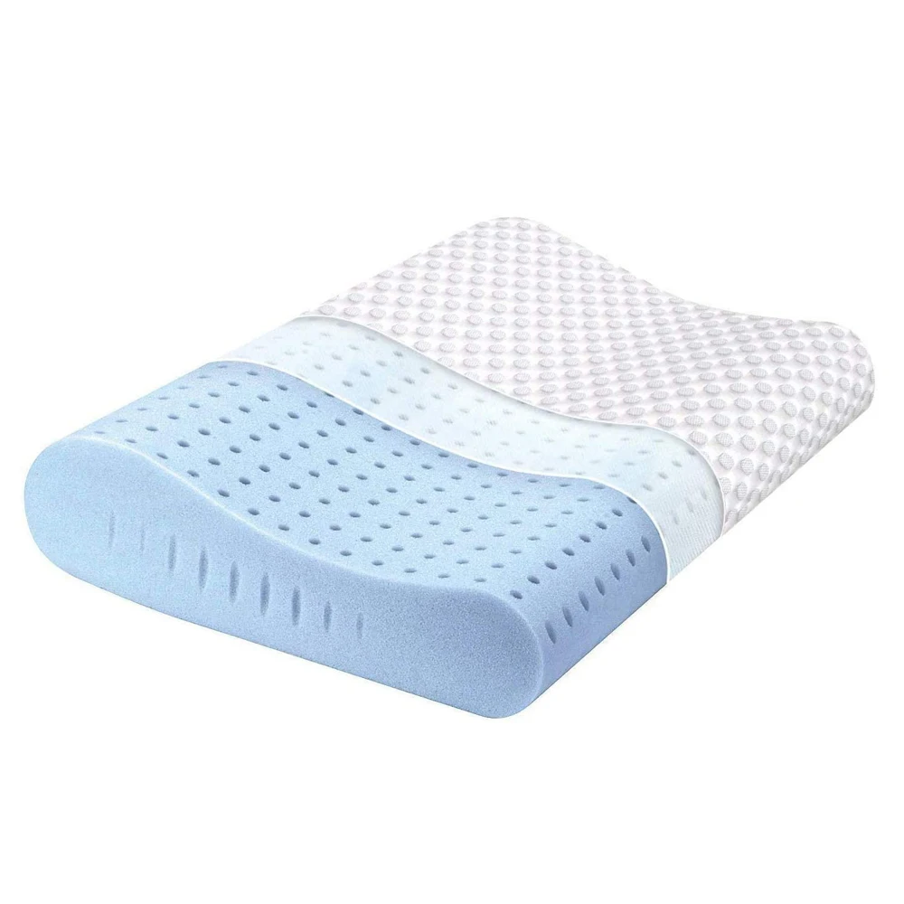 The Best Bed Sleep Wedge Contour Orthopedic Butterfly Shape Pillows Side Sleeper Anti Snore Cervical Memory Foam Pillow
