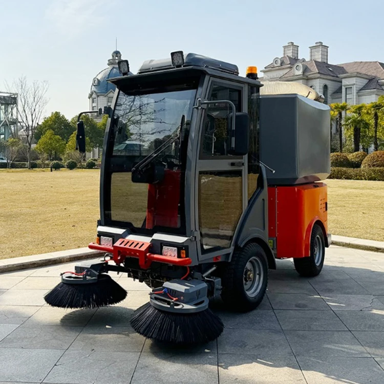 FS4000 700L Big Dustbin Capacity Sweeping Car Ride On Street Sweeper Road Cleaning Vacuuming Machine Dust Cleaner