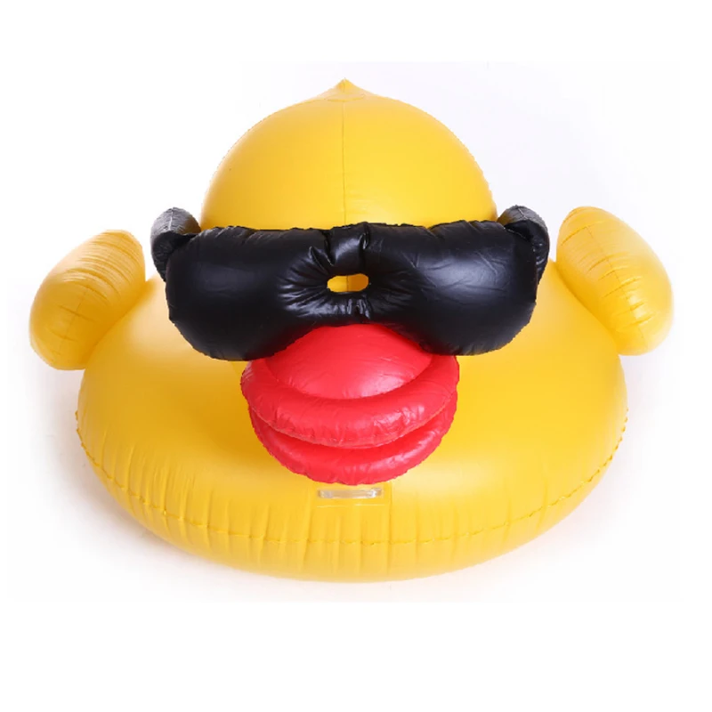 Взрослые и детские огромные надувные поплавки желтая утка пляж Озеро Бассейн вечеринка