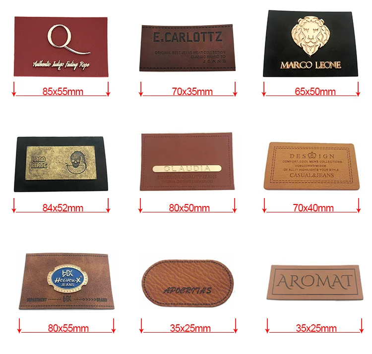 
 Винтажный стиль, индивидуальный дизайн, швейная этикетка, джинсы, нашивка из искусственной кожи для курток/одежды  Винтажный стиль пользовательский дизайн швейная этикетка джинсы ПУ кожа патч для куртки/одежды