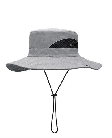 Custom Summer Sun Hat for Men Women UV Protection SPF Wide Brim Bucket Waterproof Boonie Fishing Hiking Safari