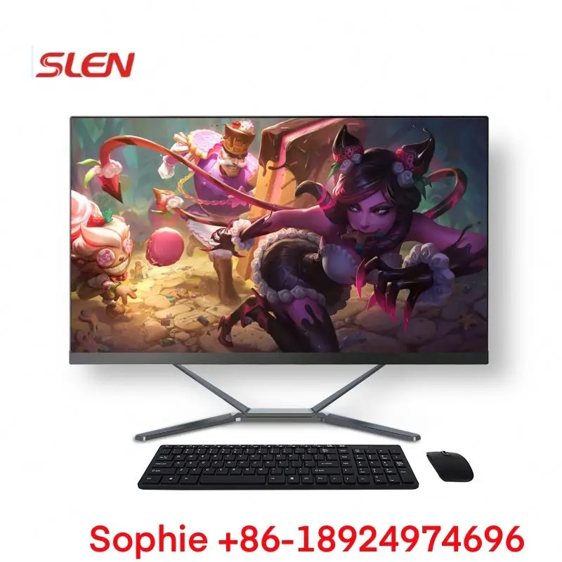Slen Мини ПК Win.10 компьютер все в одном моноблок I7 настольные игровые персональные