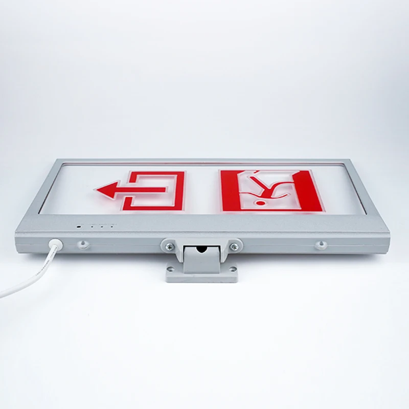 high quality salida led fire exit sign safety emergency lighting for Hang or attach to a wall