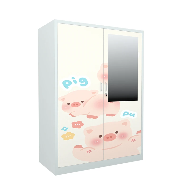 Factory Direct Wholesale Almirah customized steel wardrobe wooden transfer wardrobe for dressing room