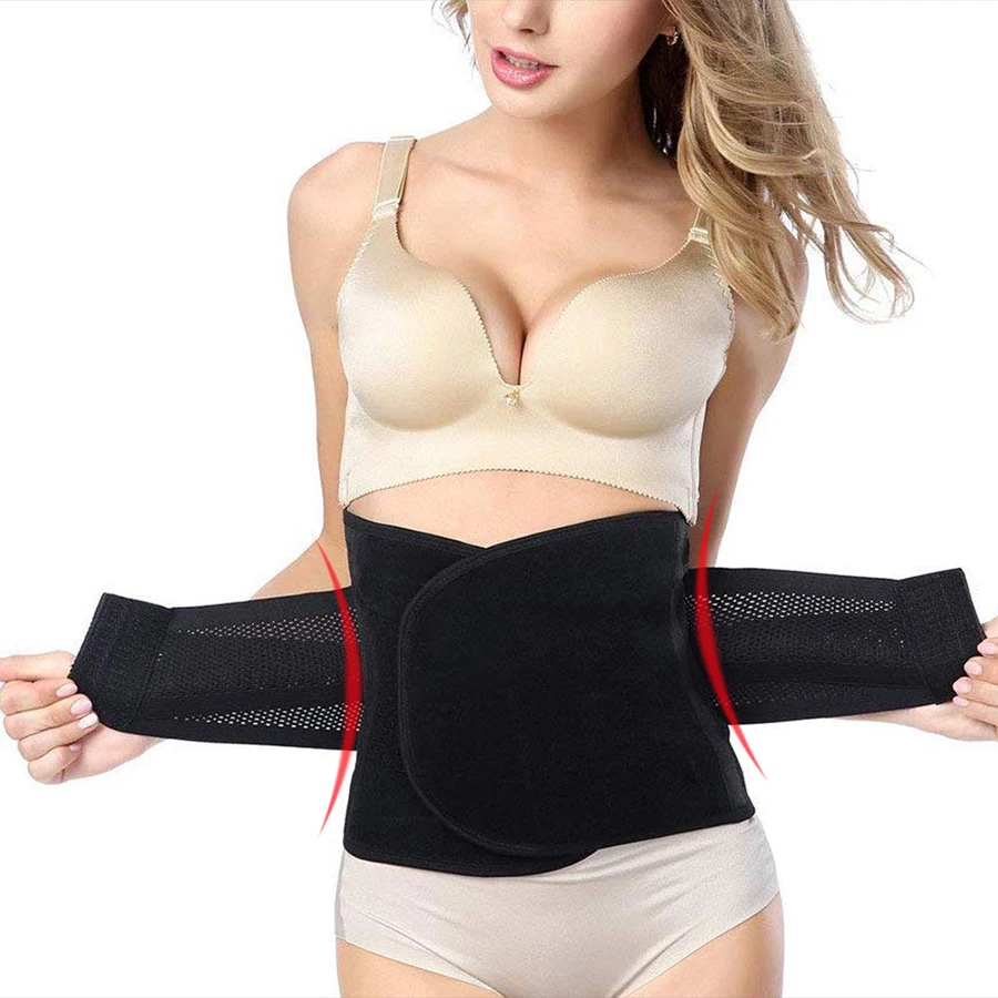 Factory Price Adjustable Spandex Post Natal Binder Belt After C Section Belly band