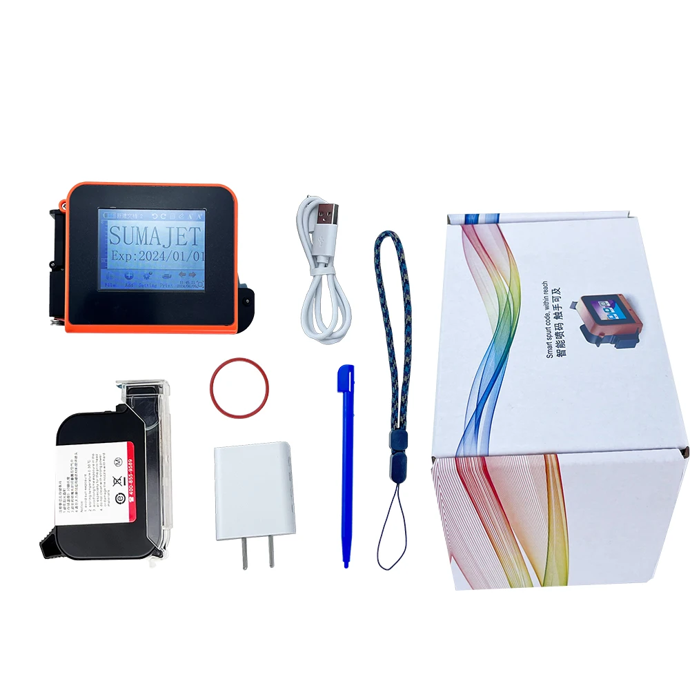 2024 High quality Portable Mini handheld Smart portable fast dry inkjet printer for printing production date paper plastic
