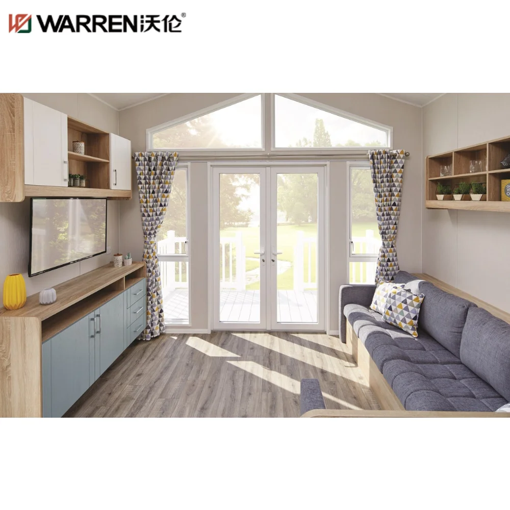 Warren 48x80 французские двери поставщик черные алюминиевые окна и немецкий