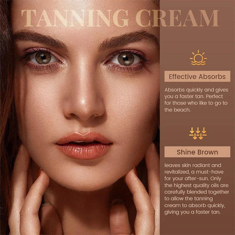 Private Label tanning creams Manufacturer Natural 3 Hours Instant Dark Self Tanner Sunless tanning cream customized