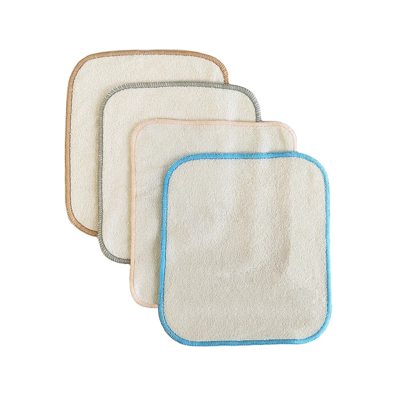 Natural baby face cloth wipes washcloth organic bamboo terry towel soft absorbent makeup removal cloth cleaning wipes