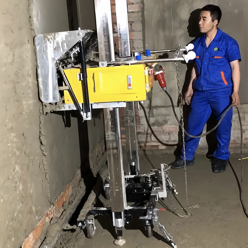 automatic wall placer smear wall machine Smooth cement putty plaster wiping tools automatic wall plastering machine