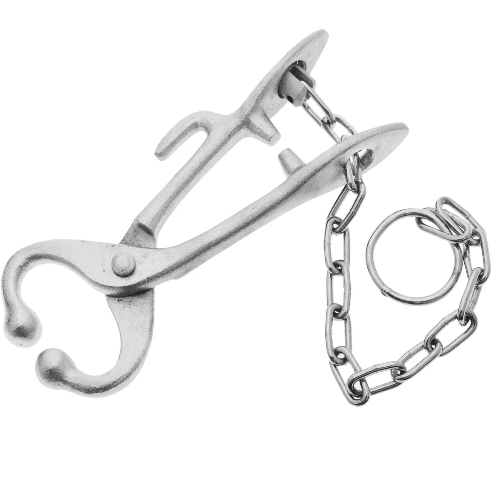 Veterinary Instrument Bull Holder Pliers lead chain Nose barnicle Large size High Quality CE Approved