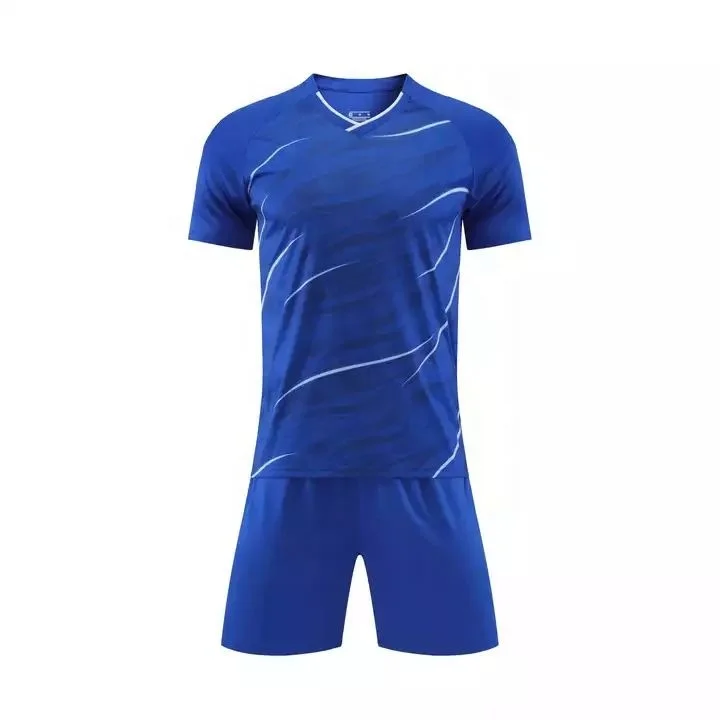 New Design V-neck Blank Football Jersey Breathable Soccer Team Jerseys Uniform Soccer Jersey