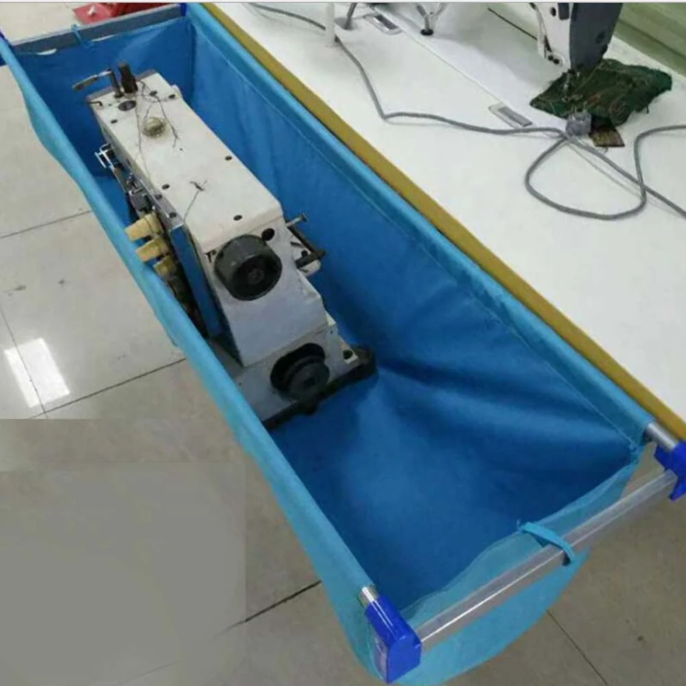 Foldable industrial 1.2m foldable Clothing Bucket Shrinking Bucket cloth folding telescopic bucket for sewing machine
