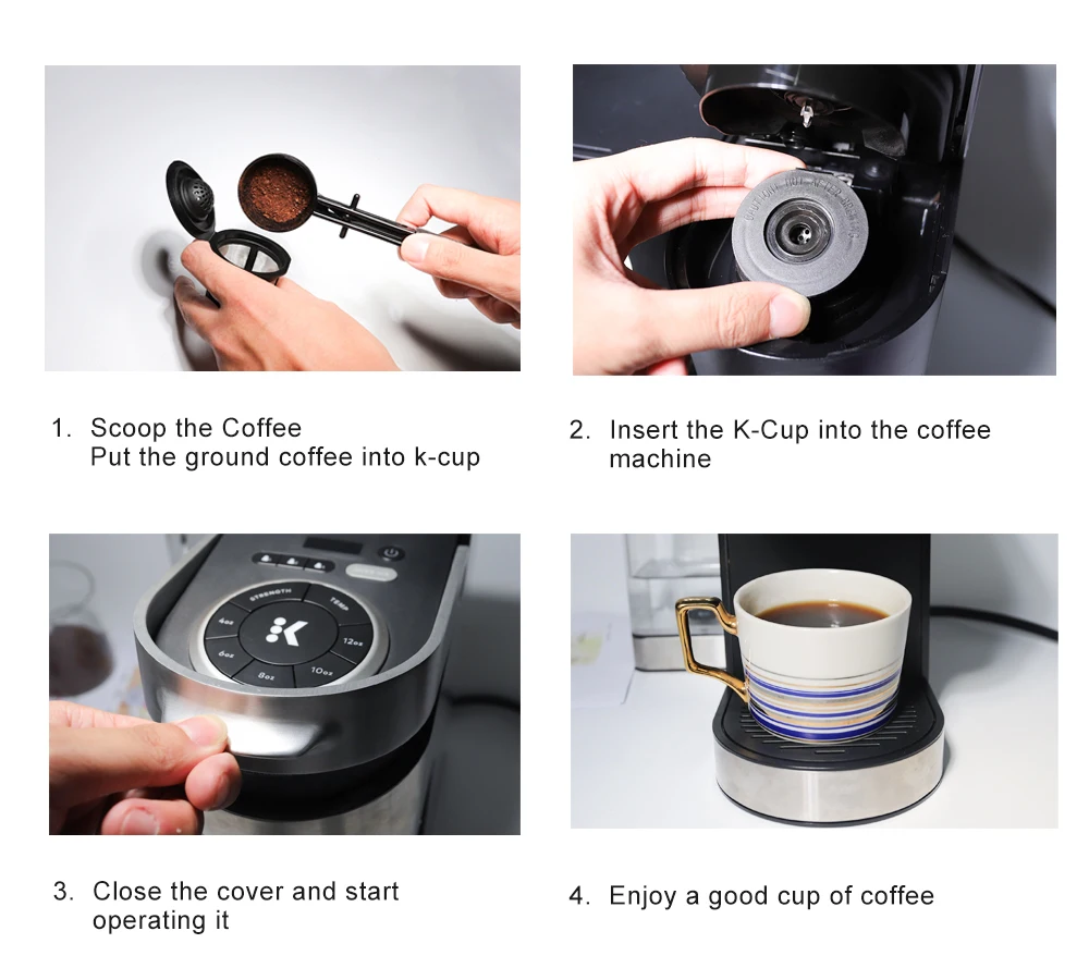 Прочная многоразовая практичная кофейная чашка и фильтр keurig 1,0