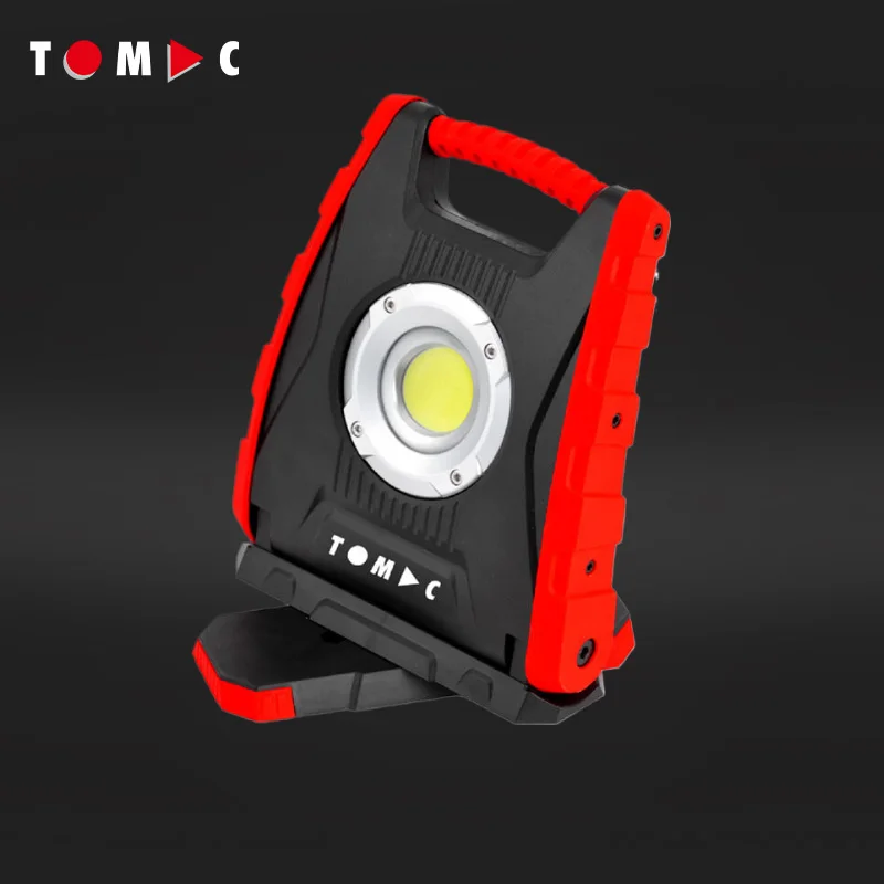 TOMAC 30W 2900 Lumen Flood Work Light with Integrated Bluetooth Speaker for Versatile Outdoor and Indoor Use