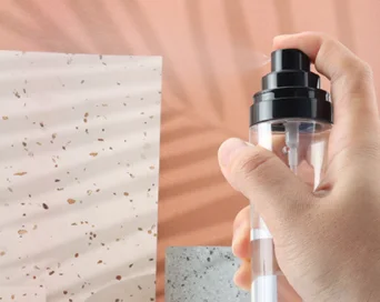 Cosmetics transparent spray bottle 100ml 150ml 200ml 250ml PET plastic spray bottle