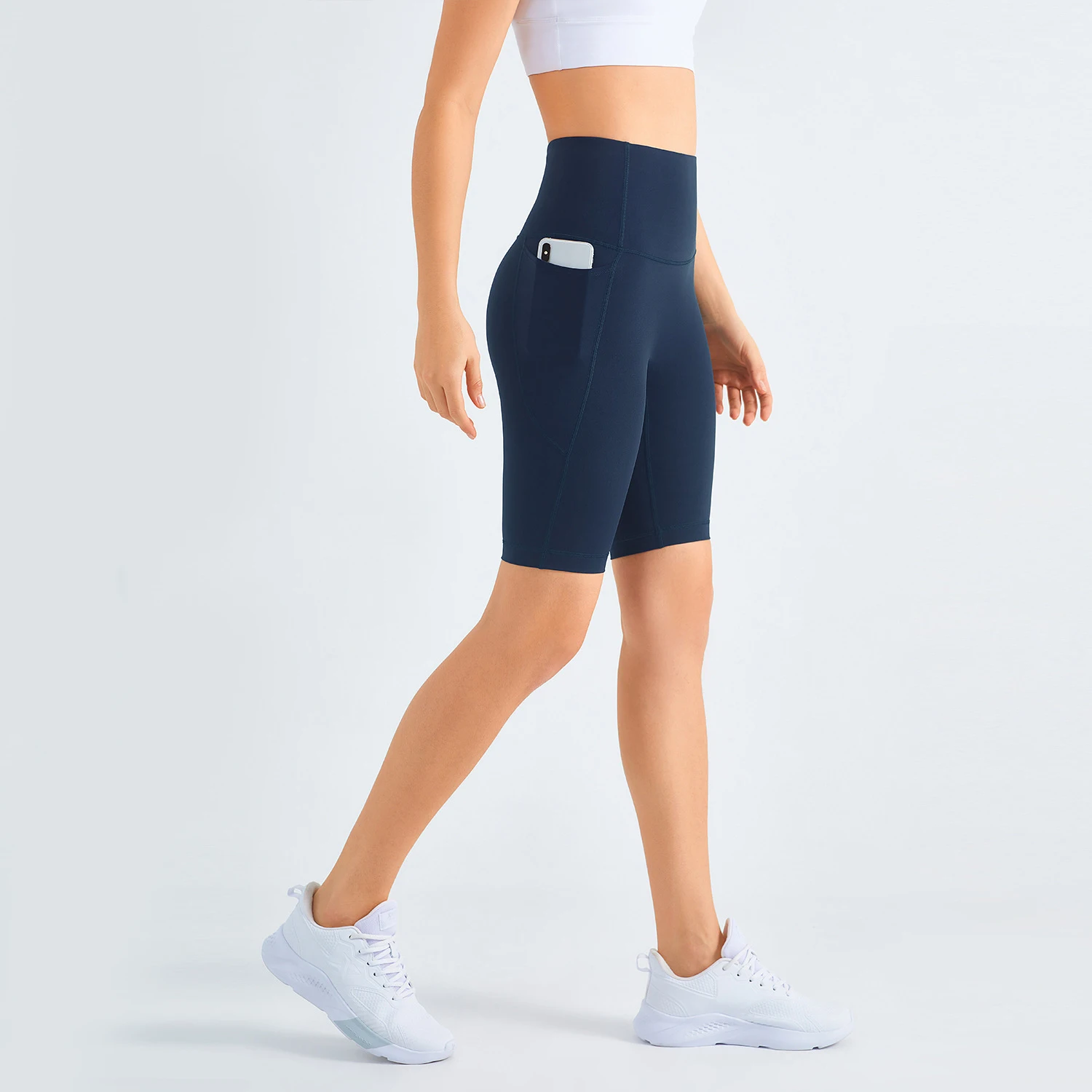 custom sexy work out apparel quick dry fitness gym shorts activewear sports run shorts with phone pocket