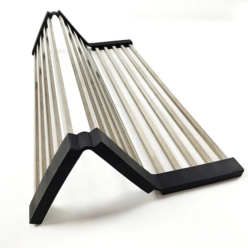 Over the Sink Kitchen Roll up Dish Drainer Drying Rack Portable Foldable 304 Stainless Steel Metal Storage Holders & Racks