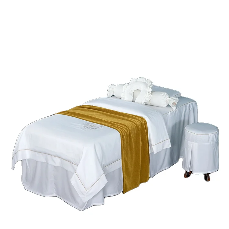 2022 покрывало для салона красоты из 100% полиэстера Комплект постельного белья четырех предметов