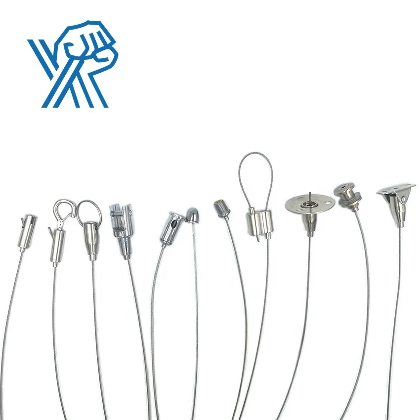 Hot sale adjustable hanging cable steel wire suspension ceiling accessories for light hanging