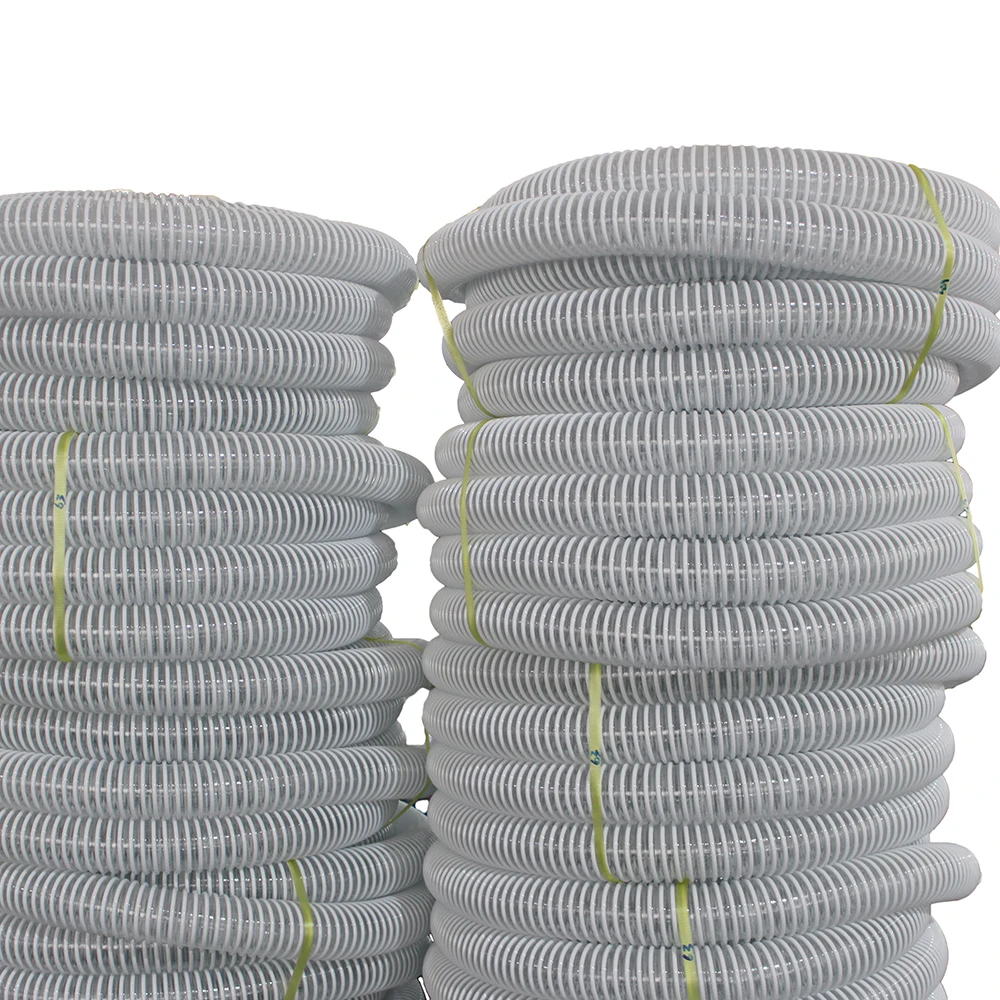 Corrugated Transparent Spiral Pvc Hose Flexible