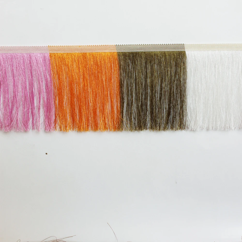 Wholesale 100% Polyester Simple Design Fringe Trims for Decorative Curtains Garments Home Textiles