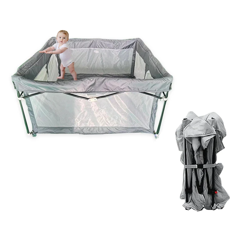 Foldable Baby Playpen for Babies and Toddlers,Portable Safety baby fence,No Installation Indoor/Outdoor, Packing size:26*26*60cm