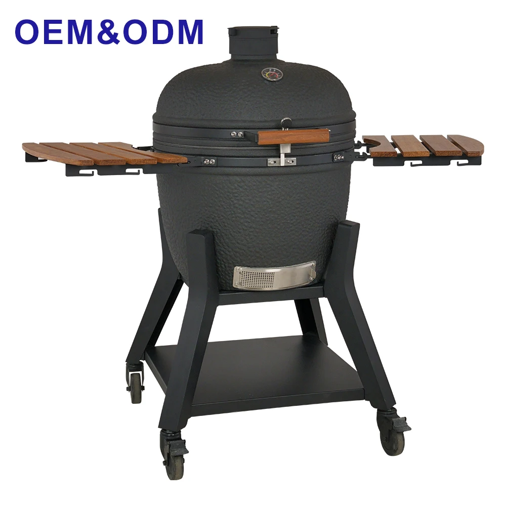 SEB Customized Size 23.5 to 29inch Dark Grey X Large Kamado Grills for Outdoor Egg BBQ Grills Ceramic Grill