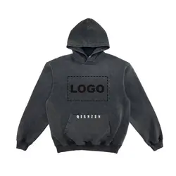 manufacturer string 100% cotton heavy weight 3d puff printing vinyl sweatshirts hoodies for men custom clothes